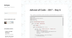 Desktop Screenshot of antiyes.com